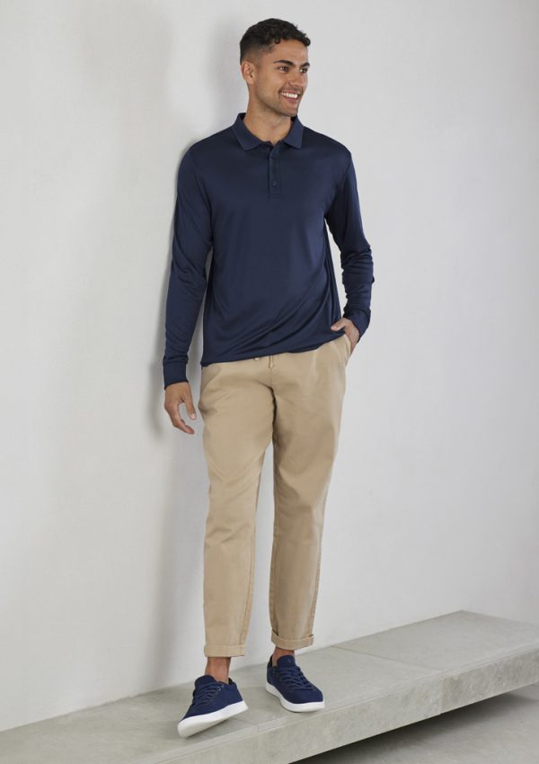 Mens Action Long Sleeve Polo (FBIZP206ML)