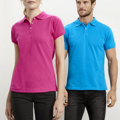 Womens Neon Short Sleeve Polo (FBIZP2125)