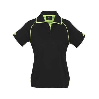 Womens Fusion Short Sleeve Polo (FBIZP29022)