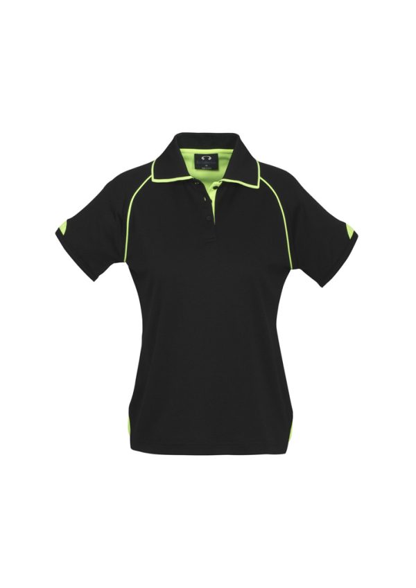 Womens Fusion Short Sleeve Polo (FBIZP29022)