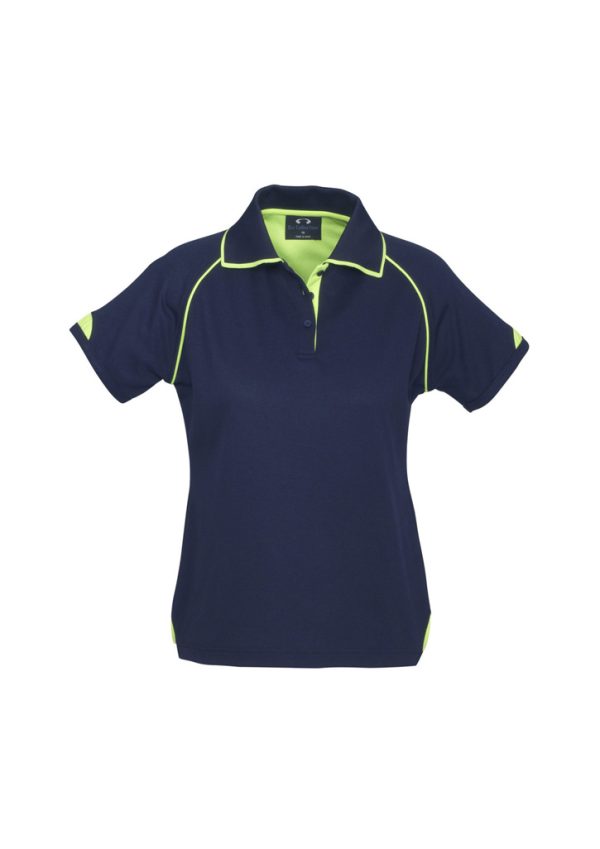 Womens Fusion Short Sleeve Polo (FBIZP29022)