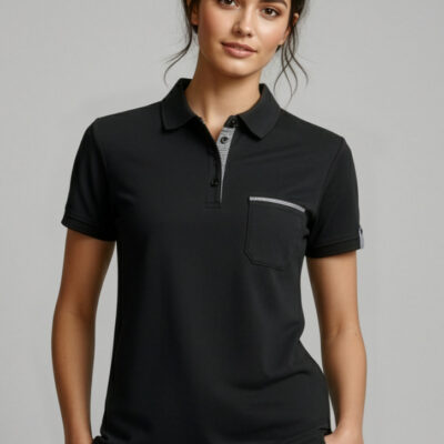Womens Edge Short Sleeve Polo (FBIZP305LS)