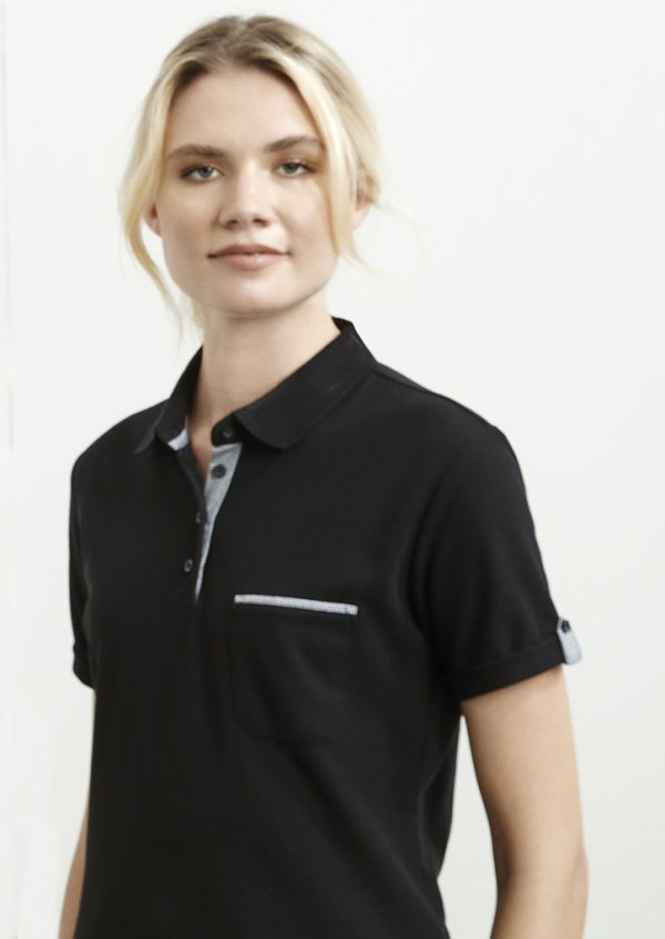 Womens Edge Short Sleeve Polo (FBIZP305LS)