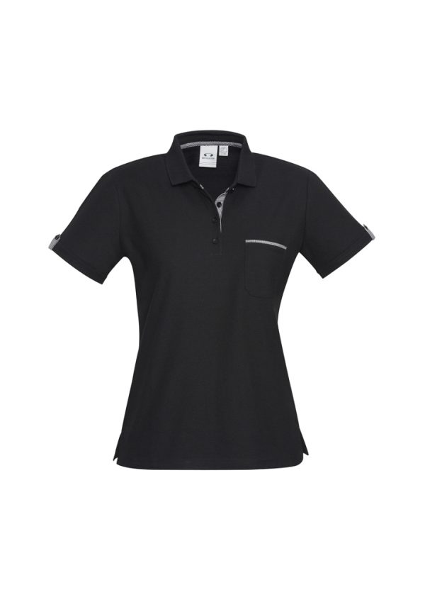 Womens Edge Short Sleeve Polo (FBIZP305LS)