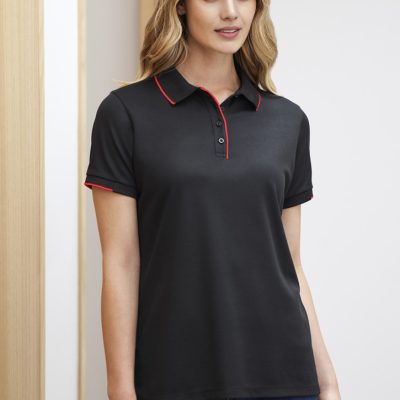 Womens Focus Short Sleeve Polo (FBIZP313LS)