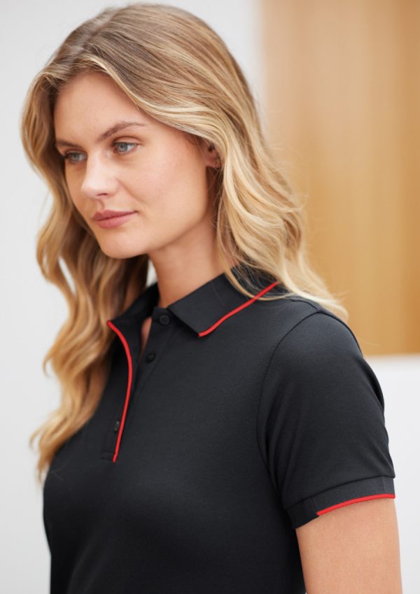 Womens Focus Short Sleeve Polo (FBIZP313LS)