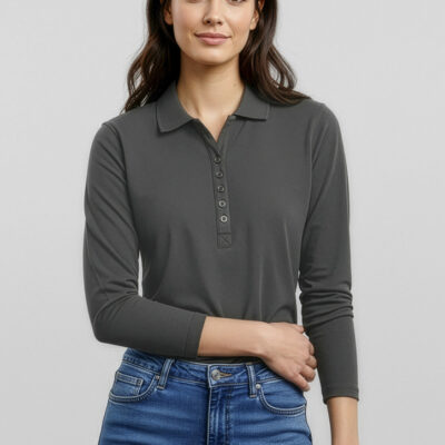 Womens Crew Long Sleeve Polo (FBIZP400LL)