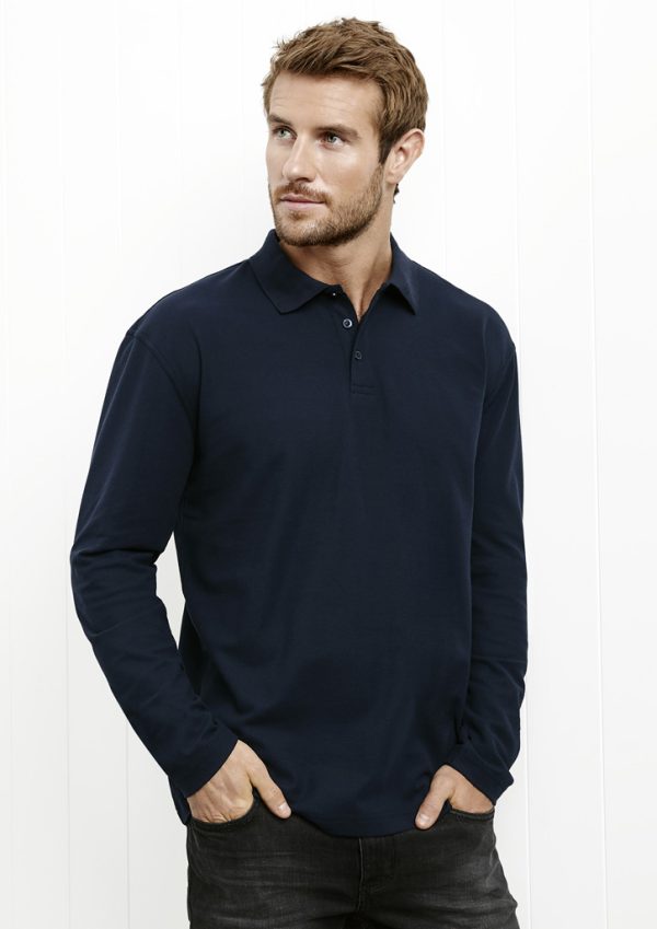 Mens Crew Long Sleeve Polo (FBIZP400ML)