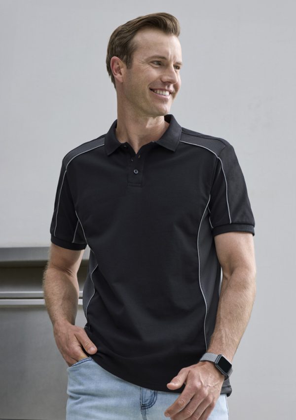 Unisex Grid Short Sleeve Polo (FBIZP413US)