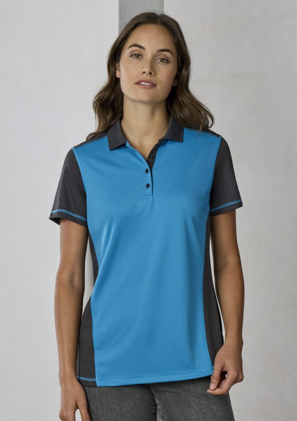 Womens Dart Short Sleeve Polo (FBIZP419LS)