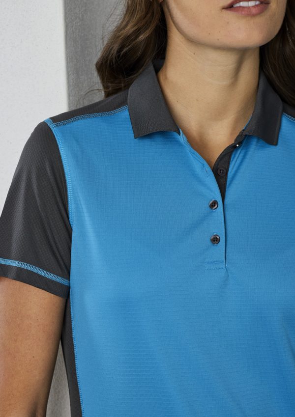 Womens Dart Short Sleeve Polo (FBIZP419LS)