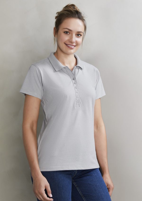 Womens Shadow Short Sleeve Polo (FBIZP501LS)