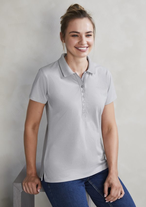 Womens Shadow Short Sleeve Polo (FBIZP501LS)