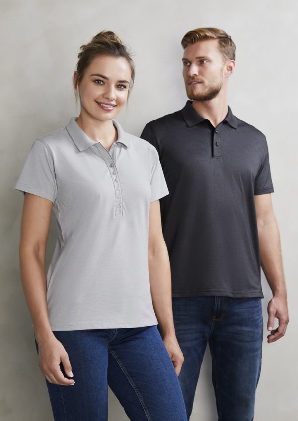 Womens Shadow Short Sleeve Polo (FBIZP501LS)