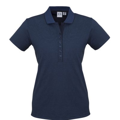 Womens Shadow Short Sleeve Polo (FBIZP501LS)