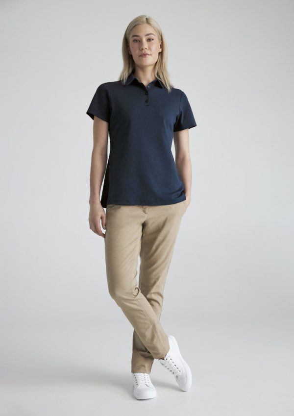 Womens Lotus Short Sleeve Polo (FBIZP515LS)