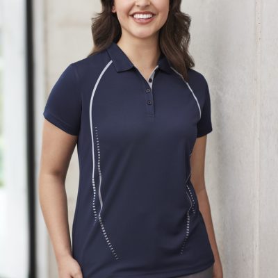 Womens Cyber Short Sleeve Polo (FBIZP604LS)