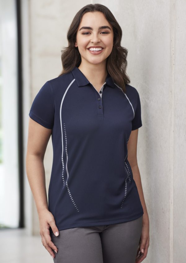 Womens Cyber Short Sleeve Polo (FBIZP604LS)