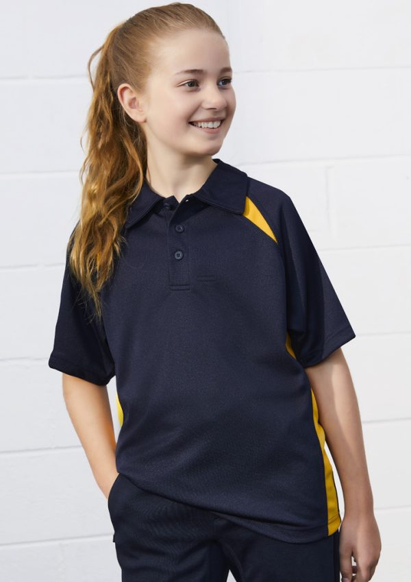 Kids Splice Short Sleeve Polo (FBIZP7700B)