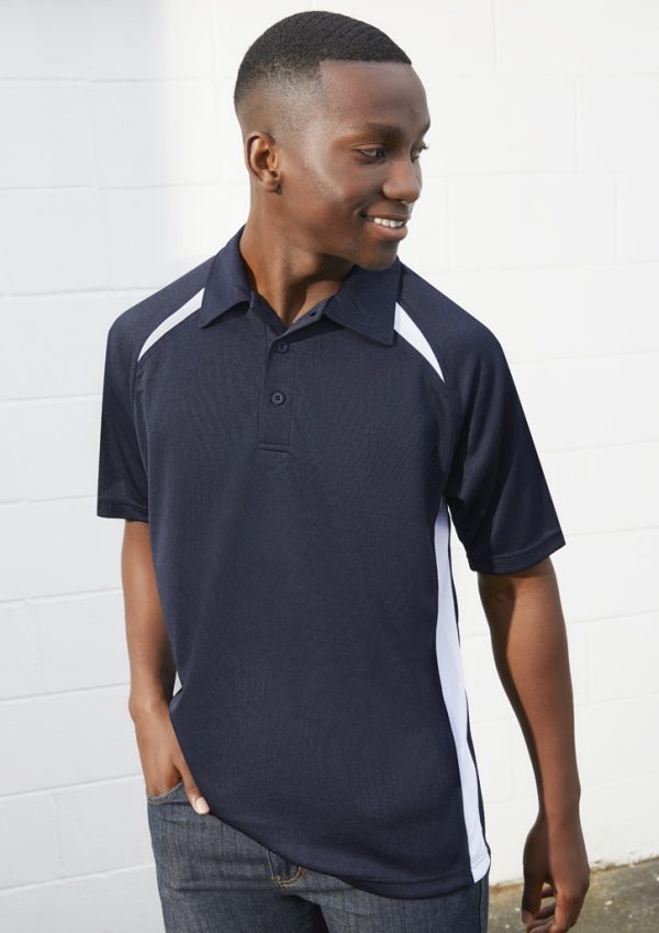 Mens Splice Short Sleeve Polo (FBIZP7700)