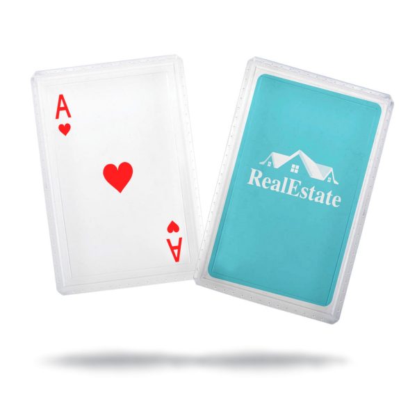 Bridge Size Playing Cards - Plastic Case (Printed Case) (CHOICE2537)