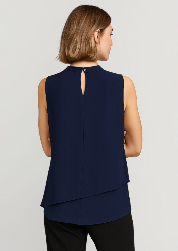 Womens Seville Sleeveless Layered Blouse (FBIZRB260LN)