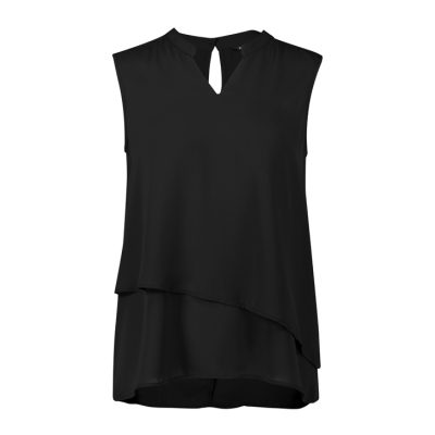 Womens Seville Sleeveless Layered Blouse (FBIZRB260LN)