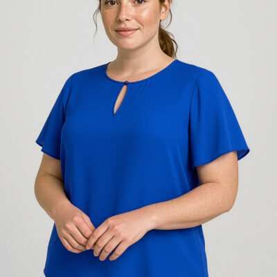 Womens Vienna Short Sleeve Blouse (FBIZRB261LS)