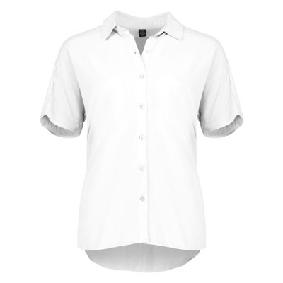 Dahlia Womens Short Sleeve Blouse (FBIZRB365L)