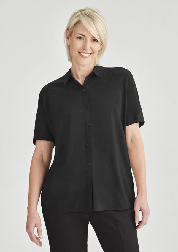 Womens Dahlia Short Sleeve Blouse (FBIZRB365L)