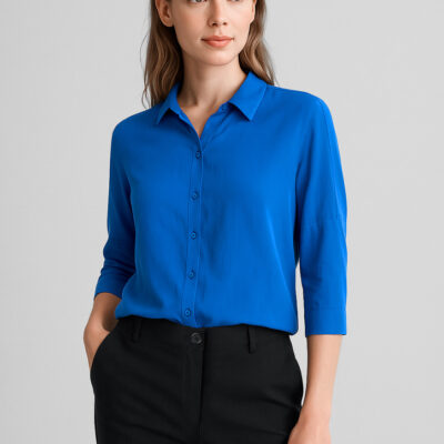 Womens Dahlia 3/4 Sleeve Blouse (FBIZRB366LT)