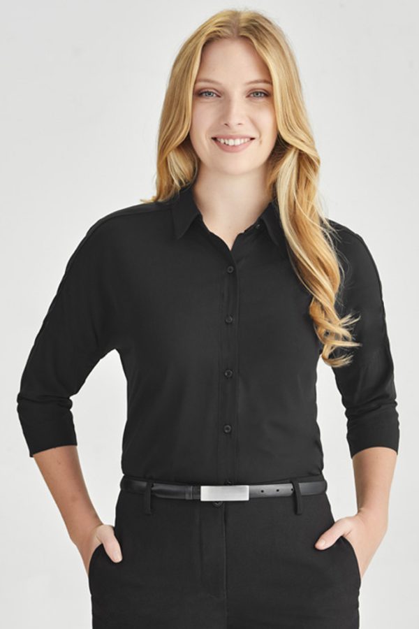 Womens Dahlia 3/4 Sleeve Blouse (FBIZRB366LT)