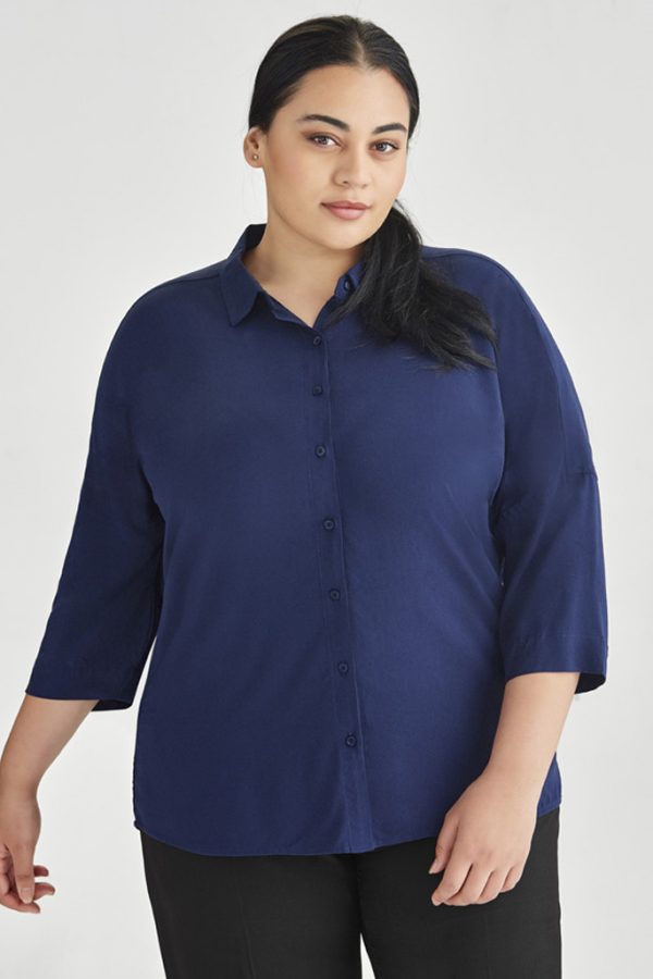 Womens Dahlia 3/4 Sleeve Blouse (FBIZRB366LT)