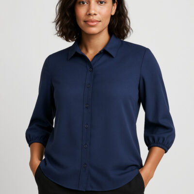 Womens Lucy 3/4 Sleeve Blouse (FBIZRB965LT)