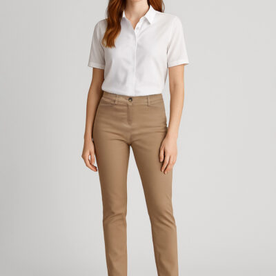 Womens Slim Leg Stretch Chino Pant (FBIZRGP263L)