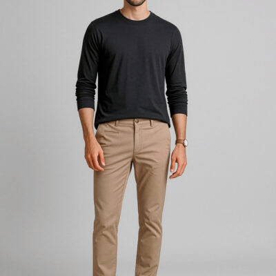 Mens Traveller Tapered Stretch Chino Pant (FBIZRGP263M)