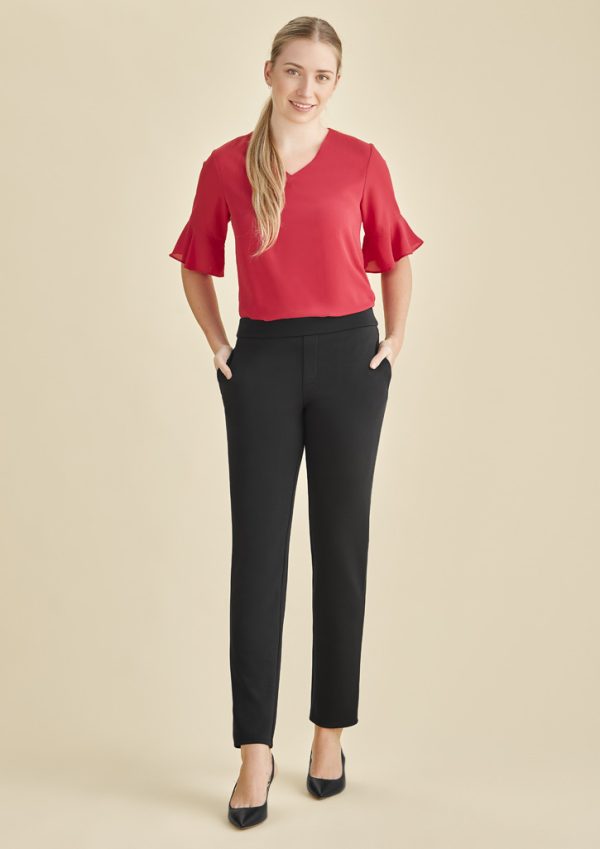 Womens Scuba Ponte Mid-rise Pull-on Pant (FBIZRGP304L)