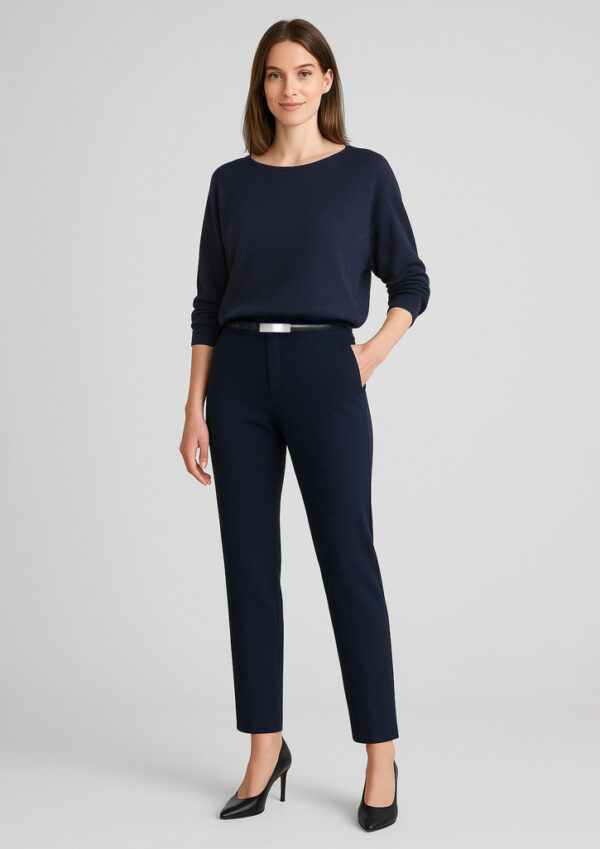 Womens Scuba Ponte Mid-rise Pull-on Pant (FBIZRGP304L)