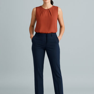 Womens Cool Stretch Tapered Leg Adjustable Waist Pant (FBIZRGP315L)