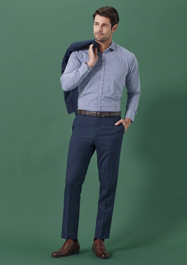 Mens Renew Slim Fit Flat Front Pant (FBIZRGP407M)