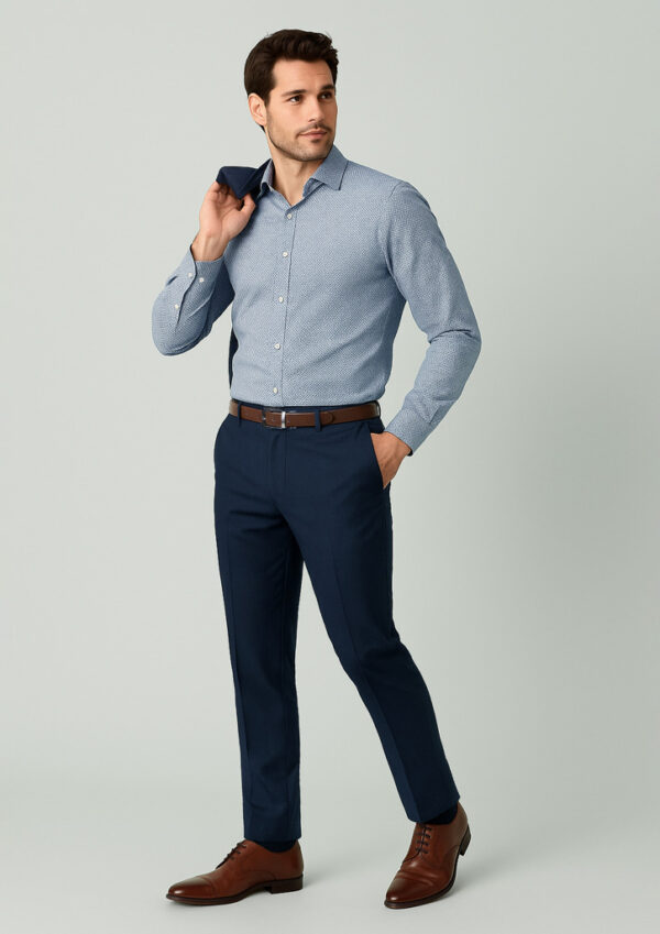 Mens Renew Slim Fit Flat Front Pant (FBIZRGP407M)