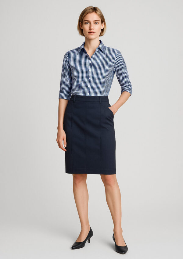 Womens Mid Waist Stretch Chino Skirt (FBIZRGS264L)