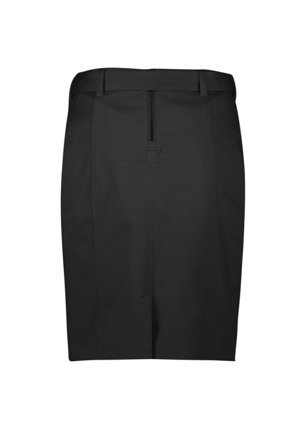 Womens Mid Waist Stretch Chino Skirt (FBIZRGS264L)