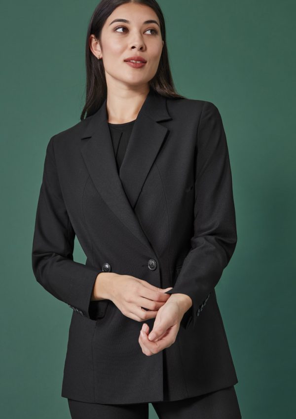 Womens Renew Double Breasted Longline Jacket (FBIZRJ400L)