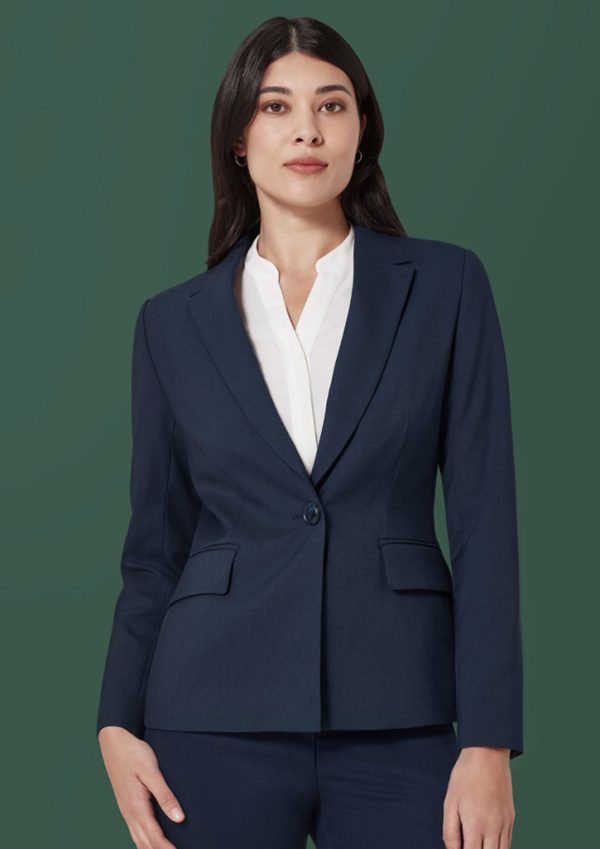 Womens Renew Single Button Mid Length Jacket (FBIZRJ401L)