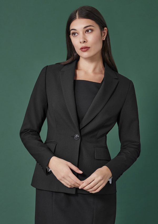 Womens Renew Single Button Mid Length Jacket (FBIZRJ401L)