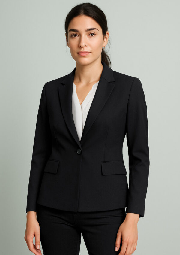 Womens Renew Single Button Mid Length Jacket (FBIZRJ401L)