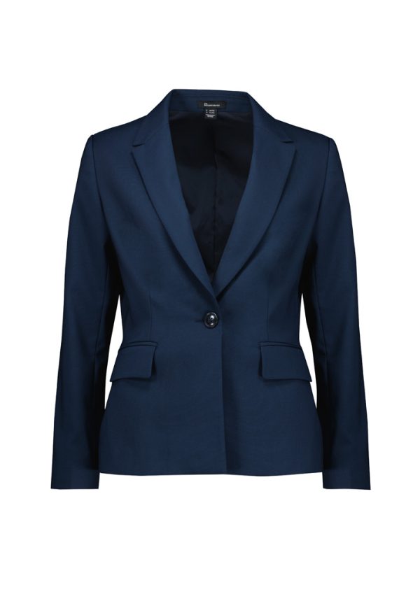 Womens Renew Single Button Mid Length Jacket (FBIZRJ401L)