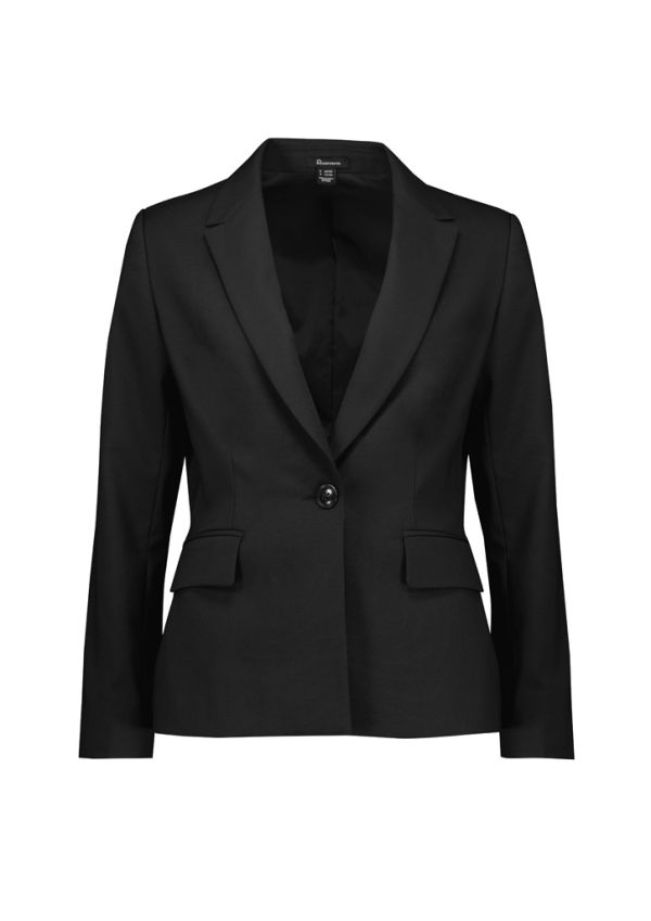 Womens Renew Single Button Mid Length Jacket (FBIZRJ401L)