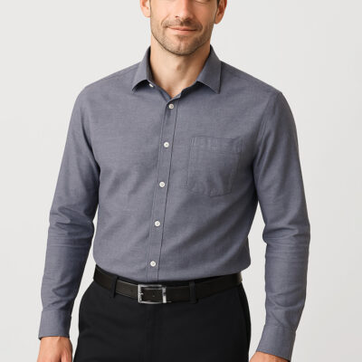Mens Charlie Classic Fit Long Sleeve Shirt (FBIZRS968ML)